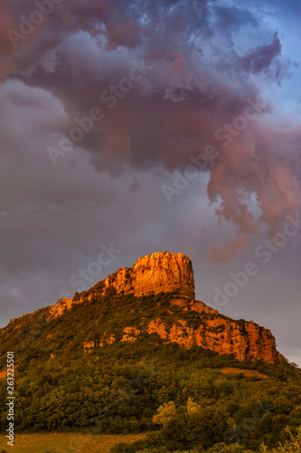 La Roche de Solutre, Burgundy, France