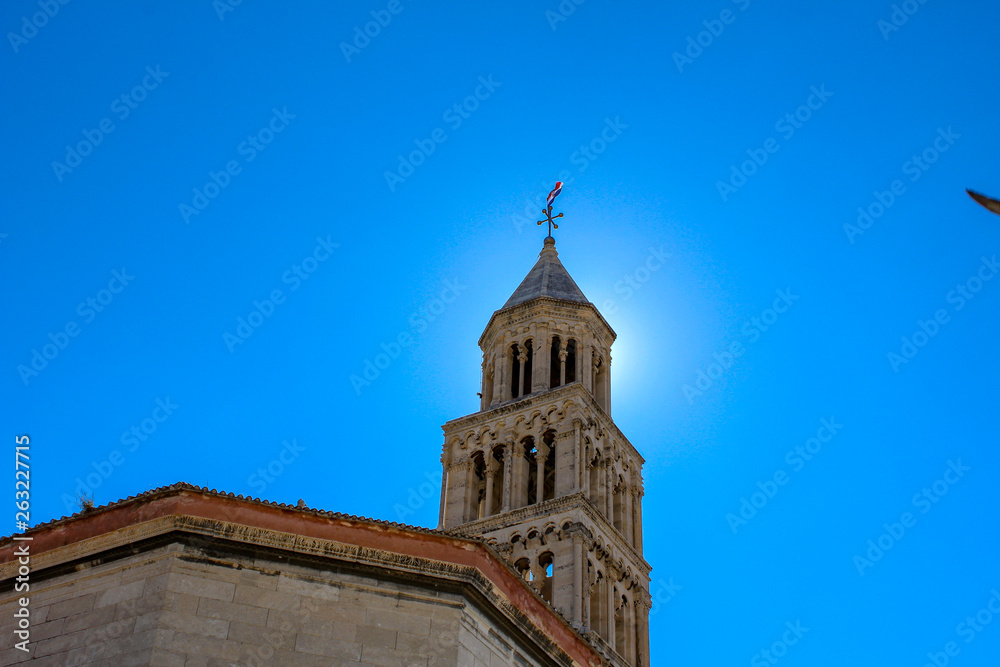 The Cathedral of Saint Domnius in the sun, Split, Croatia