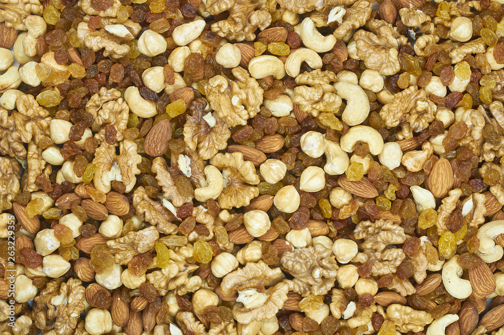raisins nuts almonds cashews hazelnuts walnut mix platter texture raisins nuts almonds cashews hazelnuts walnut mix platter texture