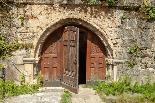 Georgia, Martvili 01 September 2018 Monastery is a Georgian monastic complex. Martvili-Chkondidi Cathedral © Andrii