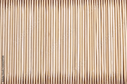 even number of toothpicks, natural wood texture - for striped background, short focus, toning, haze