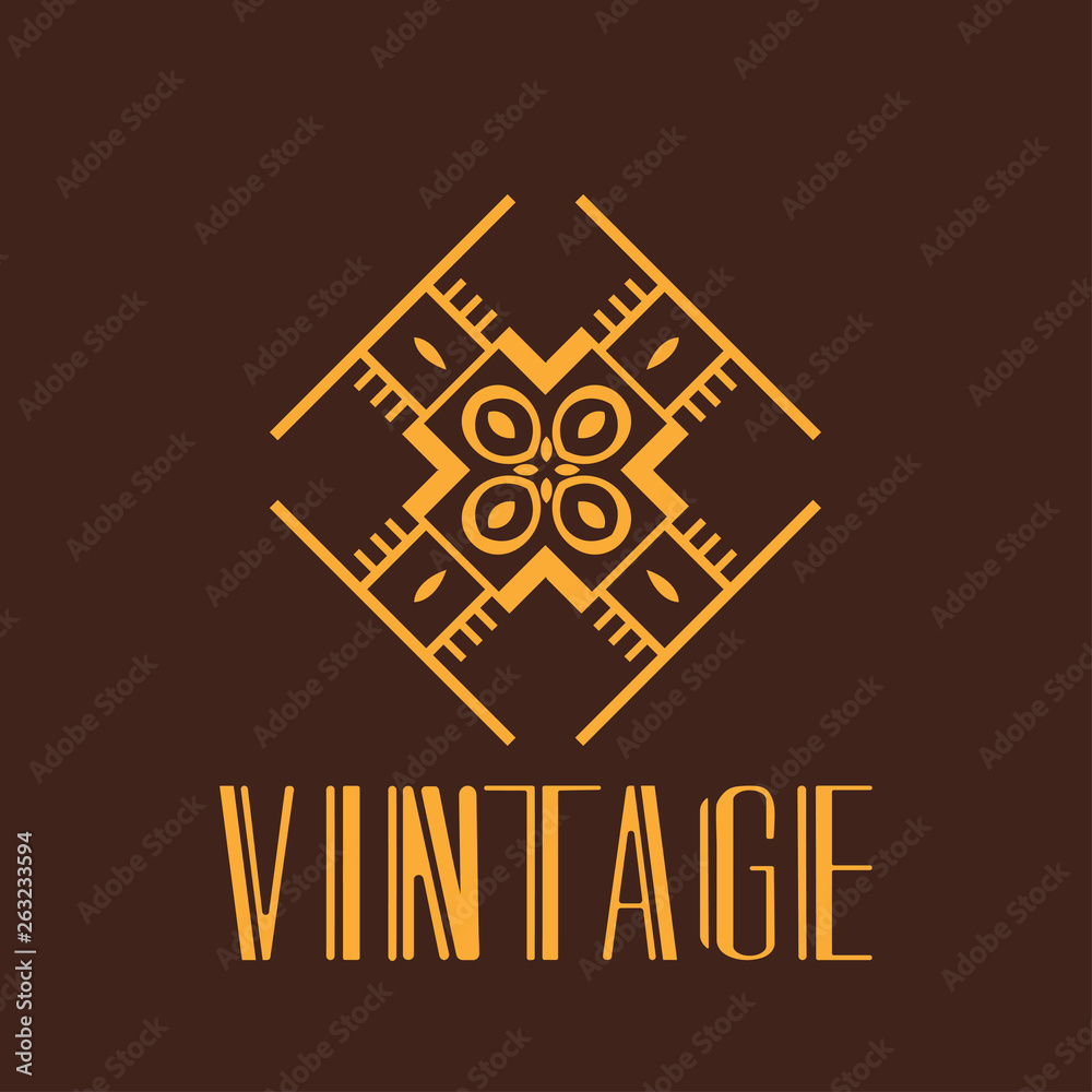 Modern Art Deco Logo Modern Art Deco Logo