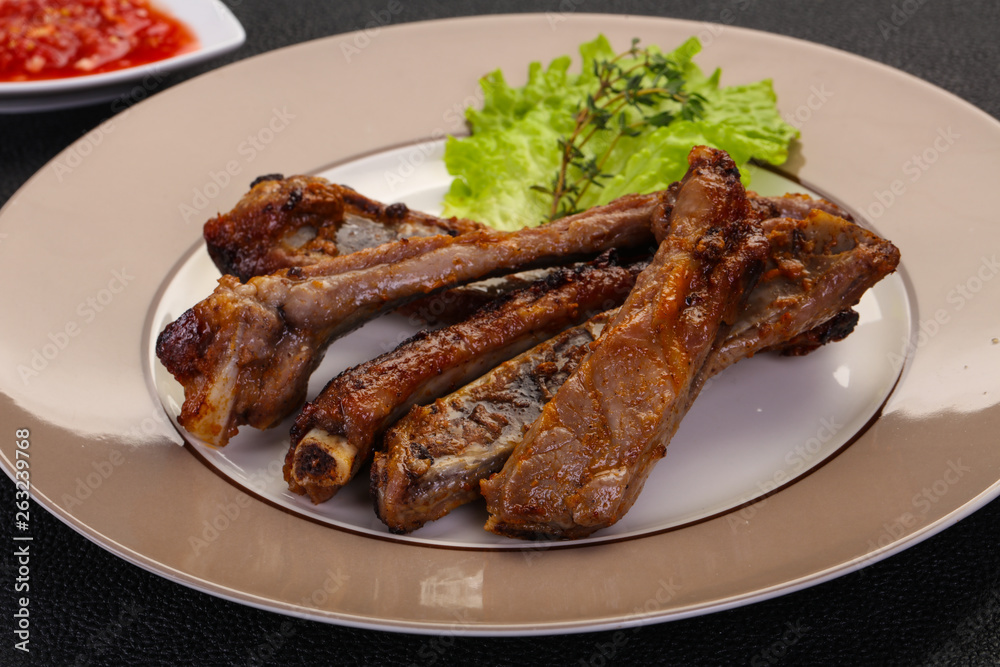 Roasted pork ribs Roasted pork ribs