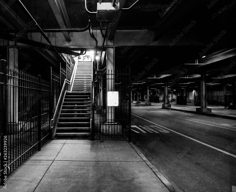 Naklejka premium Underground Chicago