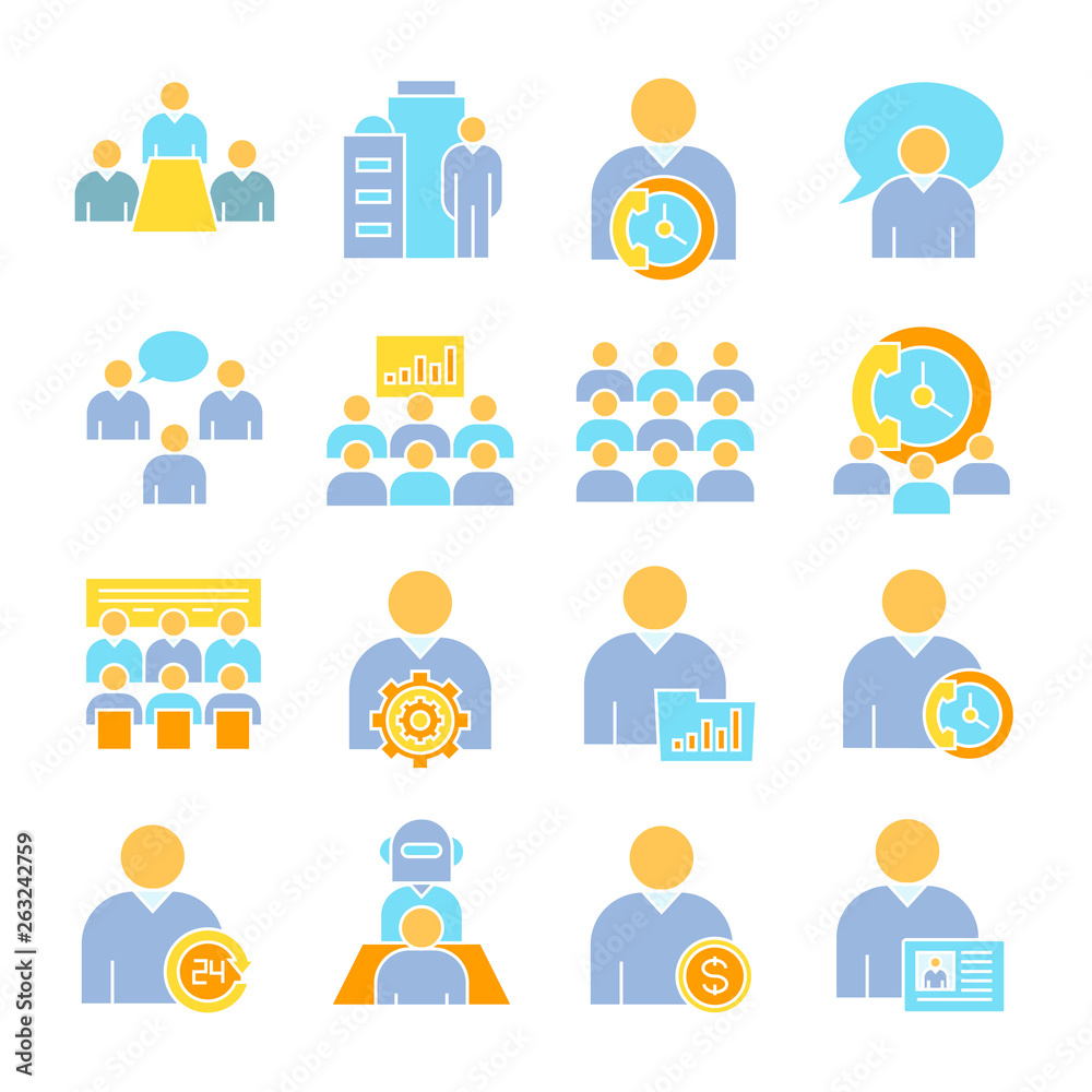 business management, meeting, conference, organization and office icons set business management, meeting, conference, organization and office icons set
