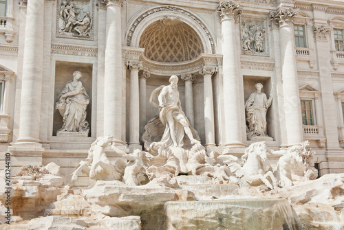 The Trevi Fountain in Rome, Italy