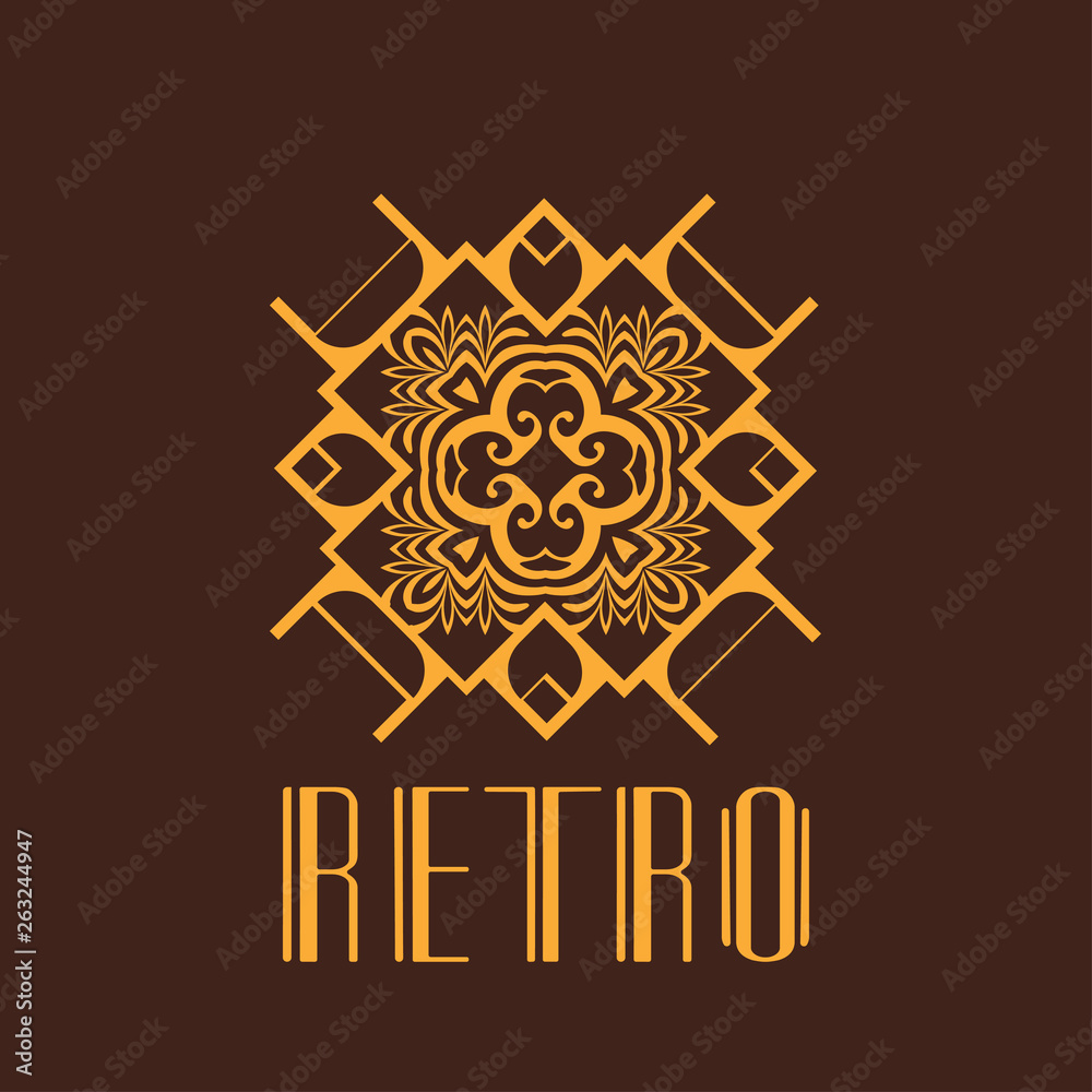 Modern Art Deco Logo