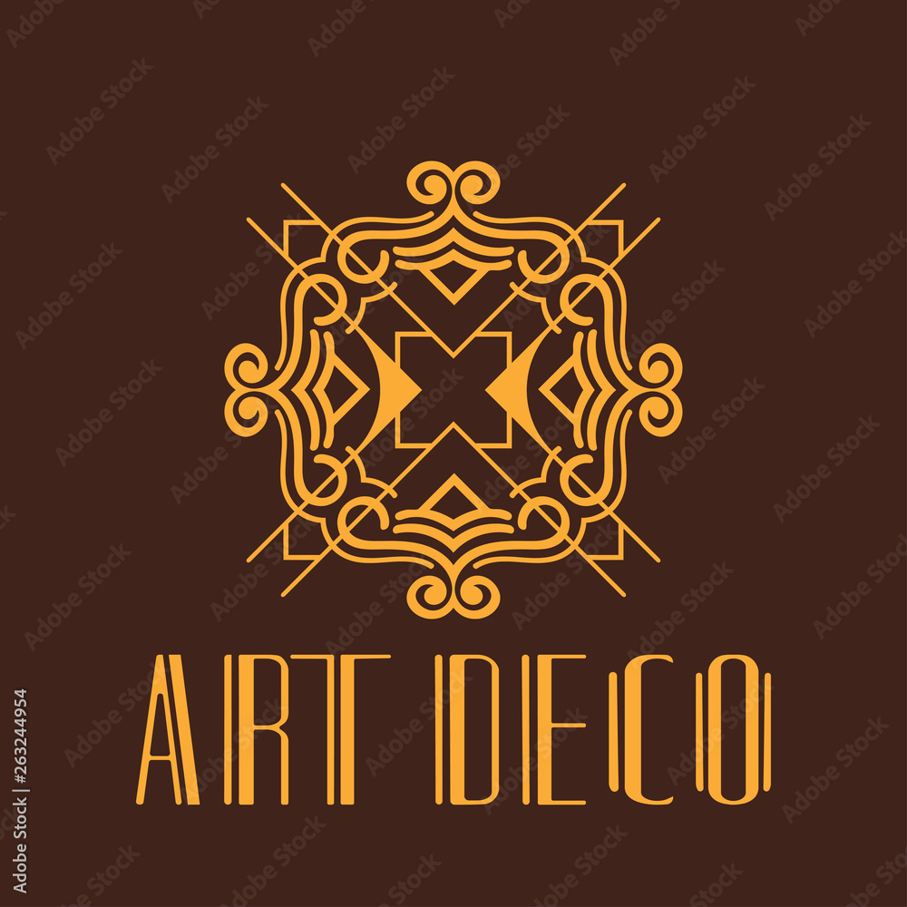 Modern Art Deco Logo Modern Art Deco Logo