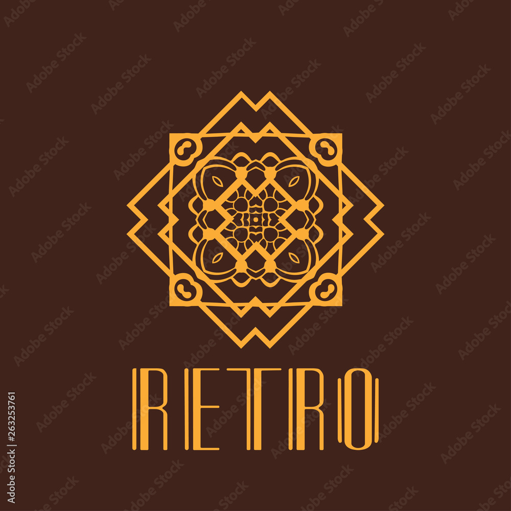 Modern Art Deco Logo Modern Art Deco Logo