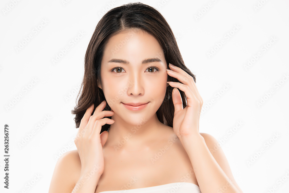 Beautiful Young asian Woman with Clean Fresh Skin Beautiful Young asian Woman with Clean Fresh Skin
