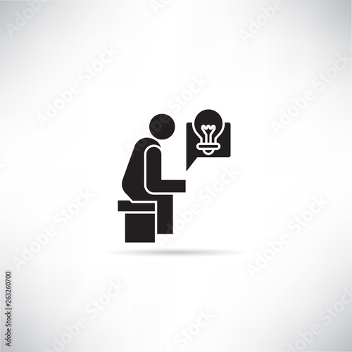 idea thinker icon