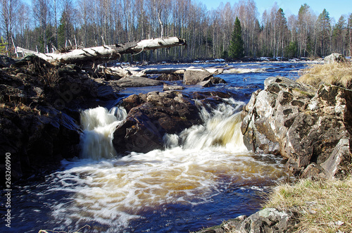 The river Västerdalälven in the Gagnef Kommun in Dalarna,Sweden