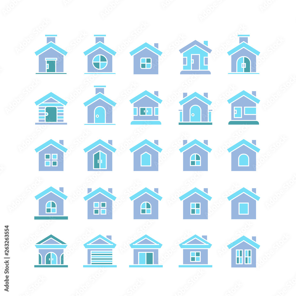 home icons set home icons set