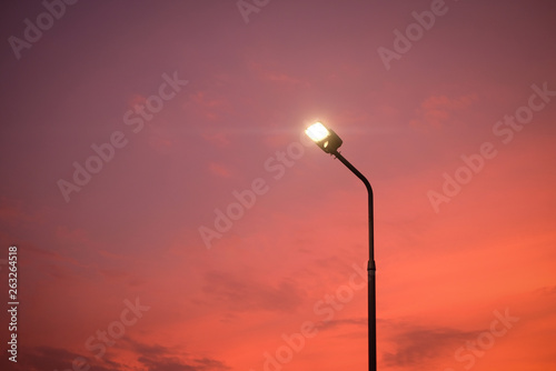 Evening lamp background