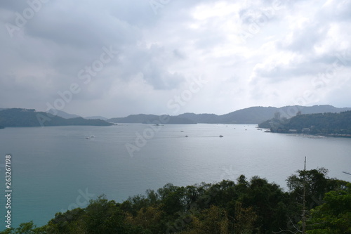 landscape of sun moon lake natural travel location in Taiwan © pedphoto36pm