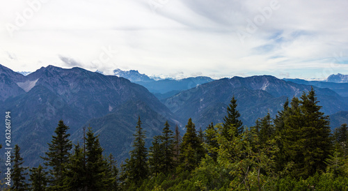 Hochalpenpanorama und Wald vom Rauschberg © JayAr