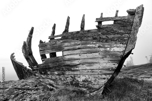 Old, worn, textered and desolate