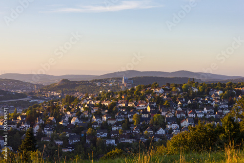 Siegener Innenstadt und Haardter Berg vom Lindenberg