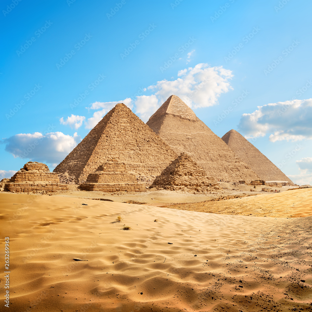 Desert of Giza - obrazy, fototapety, plakaty 