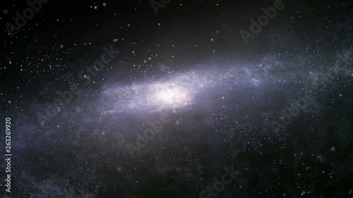Flight around the galaxy