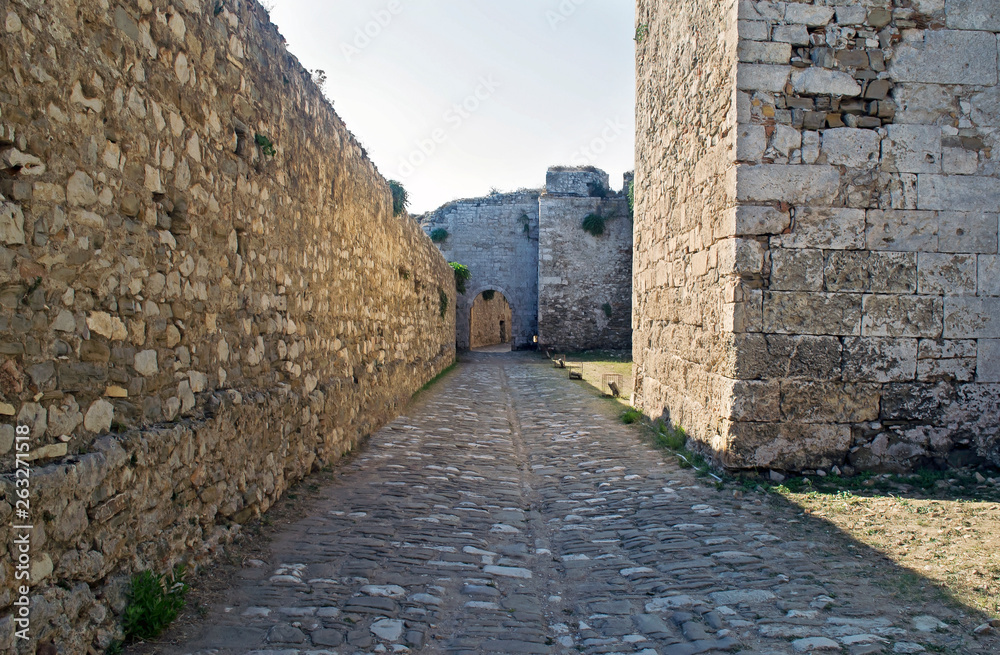 the castle of Methoni Messenia Peloponnese Greece - medieval Venetian fortification