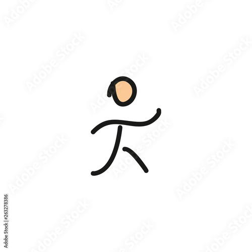 Runner silhouette icon