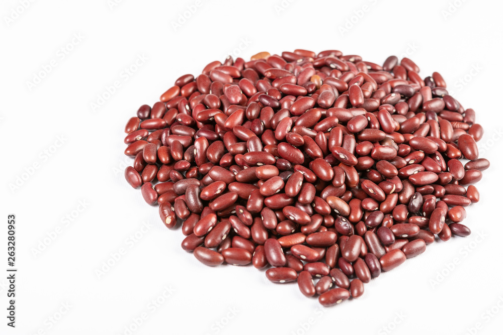 Isolated Pile Of Raw Red Beans Isolated Pile Of Raw Red Beans