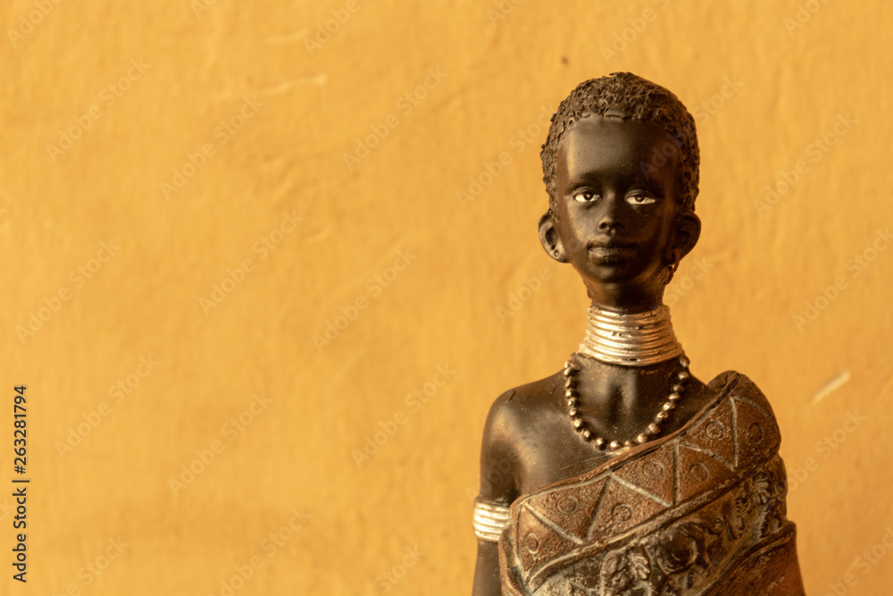 Statue of African woman