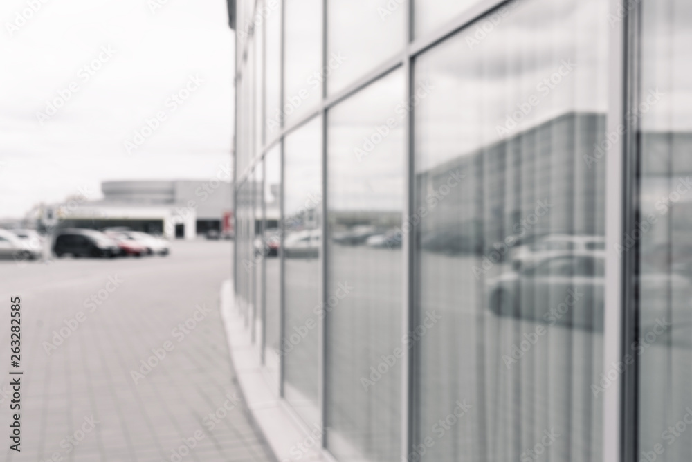 blurred photo of modern glass shopping mall blurred photo of modern glass shopping mall