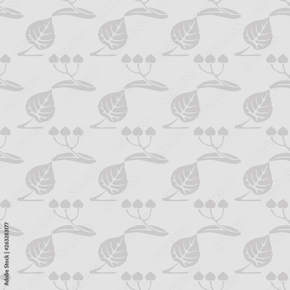 seamless retro pattern with flowers and leaves seamless retro pattern with flowers and leaves