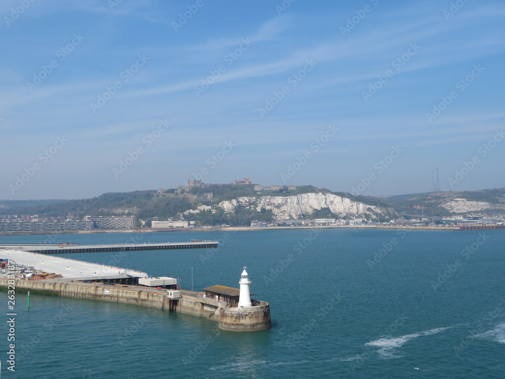 Dover und der Hafen