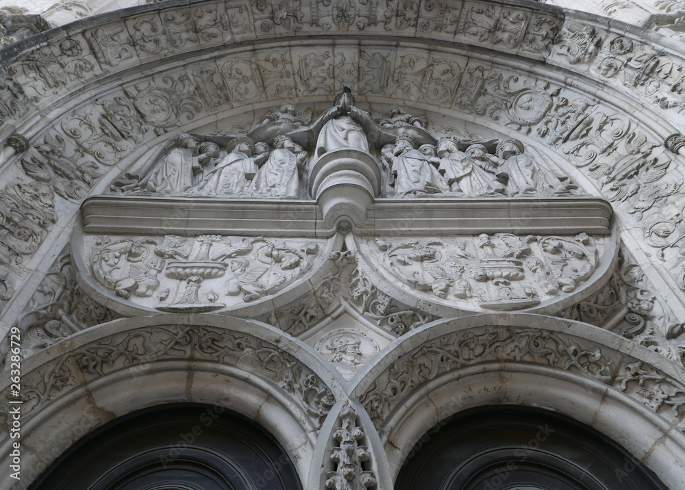 medieval Portal of Nossa Senhora da Conceicao Velha church