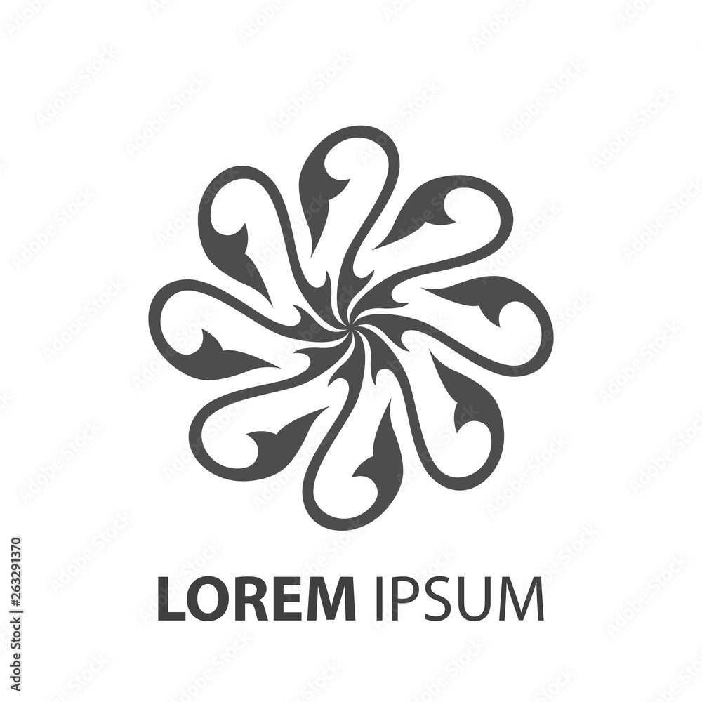 Obraz premium Abstract symbol vector. Abstract ornament. Abstract icon template