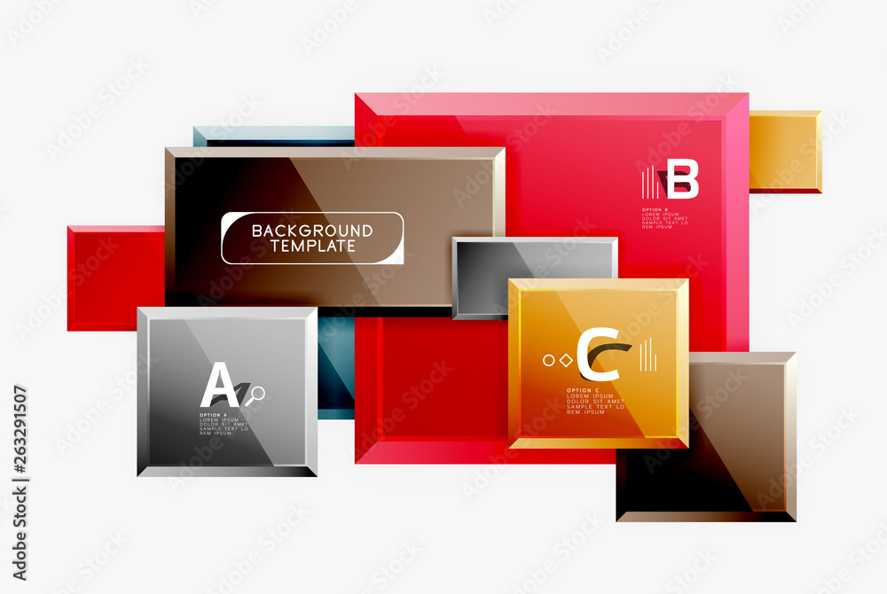 Minimal square banner abstract background Minimal square banner abstract background