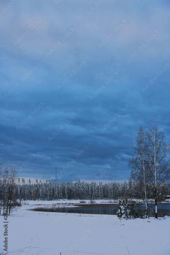 Dramatic Winter Clouds
