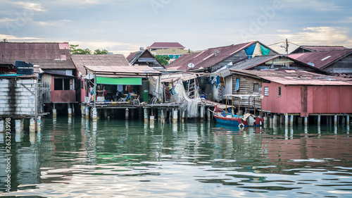 pueblo flotante