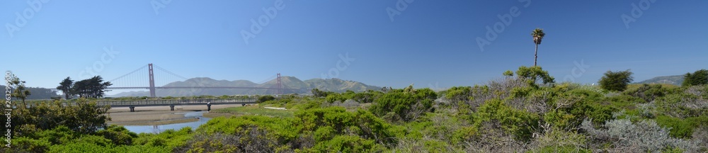 Impressions from surroundings of Golden Gate Bridge in San Francisco from May 2, 2017, California USA Impressions from surroundings of Golden Gate Bridge in San Francisco from May 2, 2017, California USA