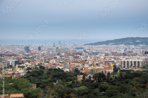 Fototapeta Naklejka Na Ścianę i Meble -  view of Barcelona