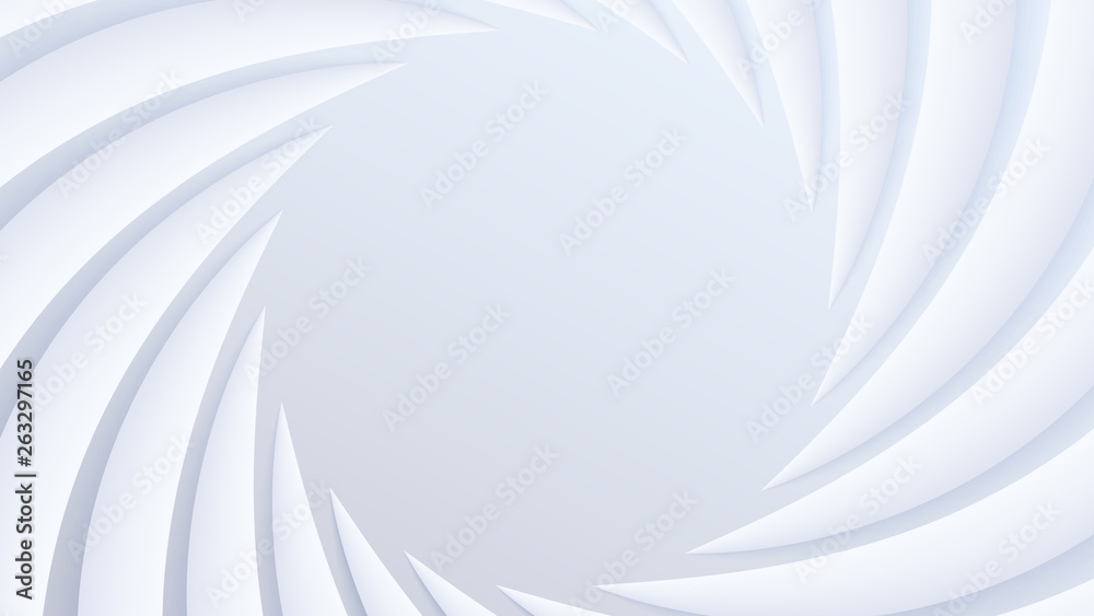 Fototapeta premium White curved lens