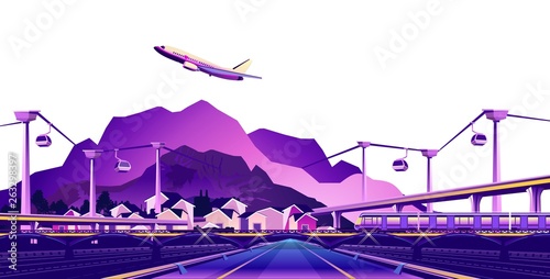 small resort town