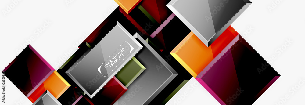Minimal square banner abstract background Minimal square banner abstract background