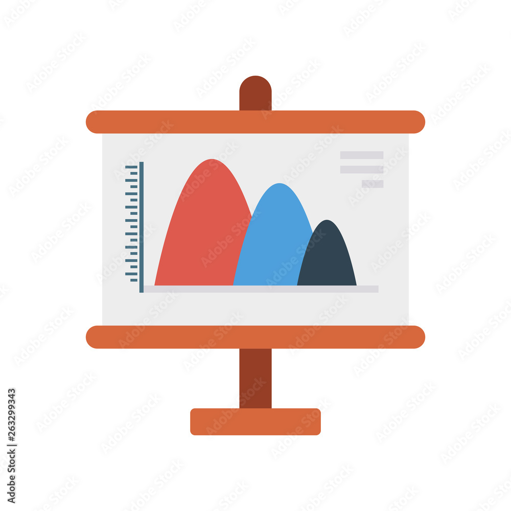 presentation board graph presentation board graph