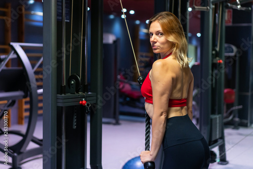 Woman in a gym