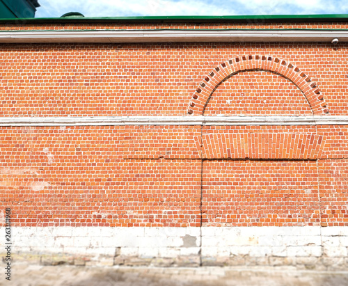 Castle walls architecture background photo