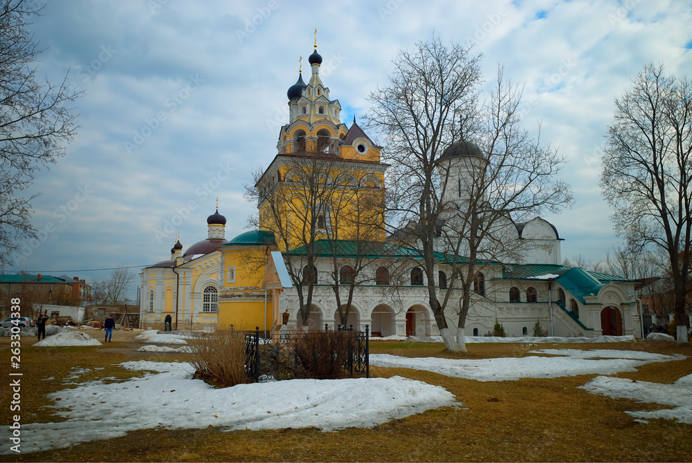 Classic Russian cathedral background hd