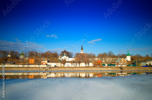 Panorama of Alexandrov city background hd