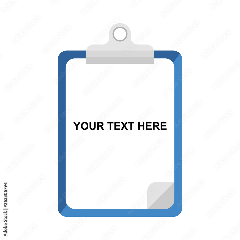 Tablet with paper. Note and base for writing. Tablet checklist. Vector illustration. Paper planchette vector icon Tablet with paper. Note and base for writing. Tablet checklist. Vector illustration. Paper planchette vector icon