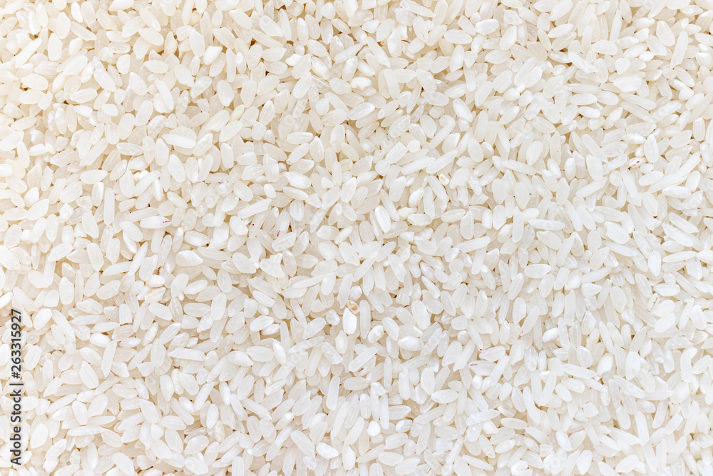 Fresh raw organic risotto rice texture background Fresh raw organic risotto rice texture background
