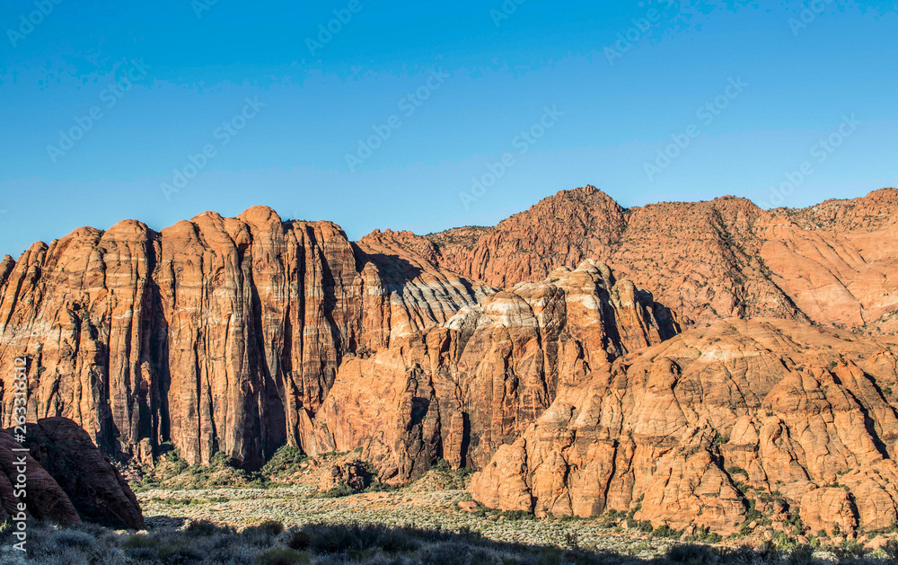 Snow Canyon white and red rocks Snow Canyon white and red rocks