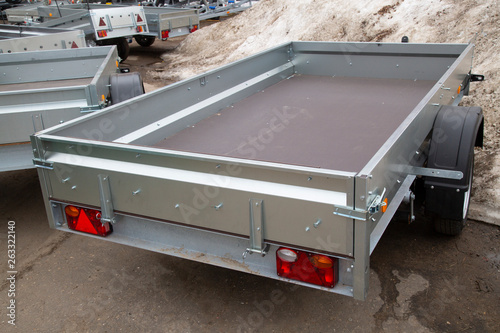 Open car trailer